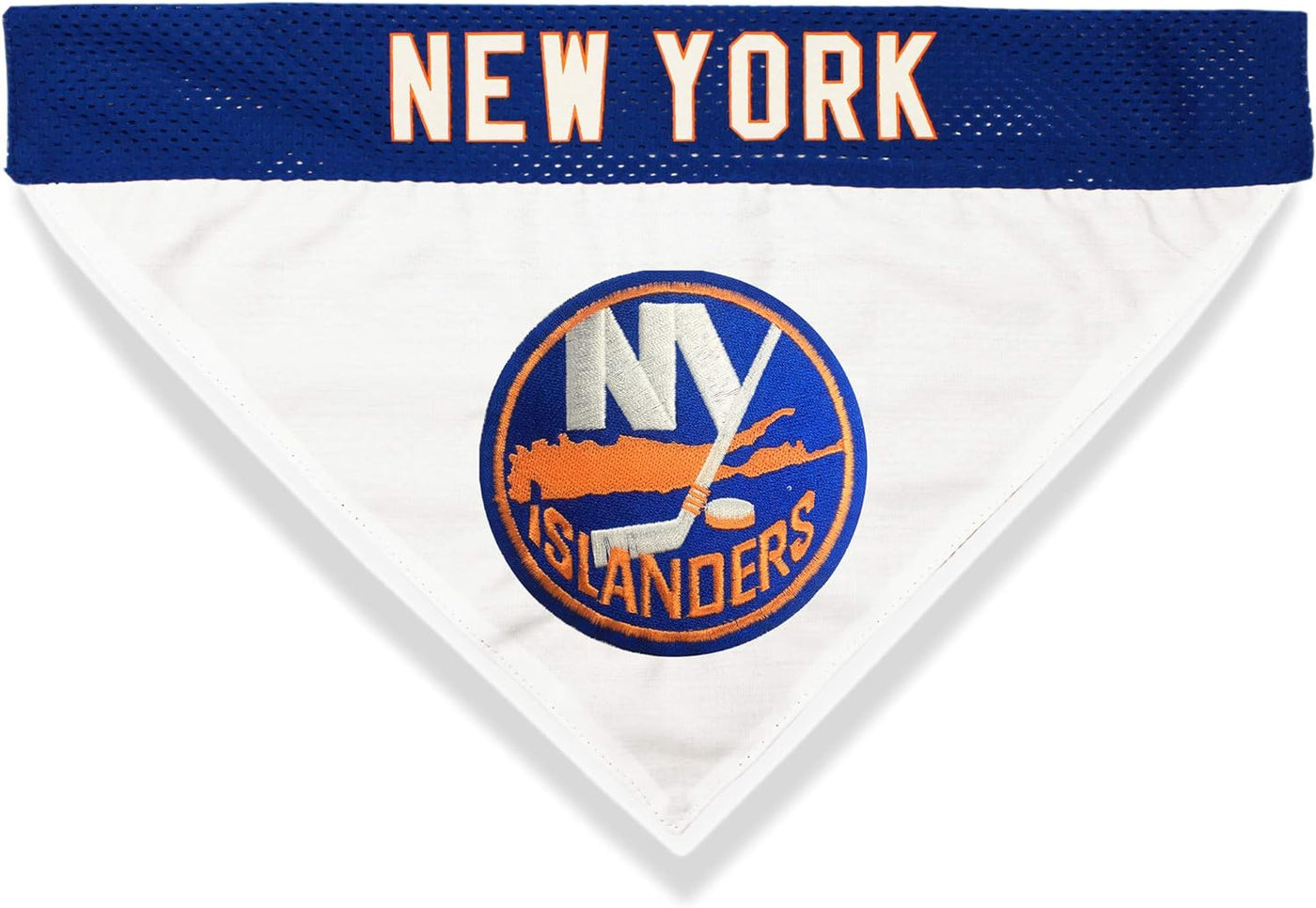 NHL NEW YORK ISLANDERS BANDANA for DOGS & CATS, Small/Medium. - Cute & Stylish Bandana! the Perfect HOCKEY FAN Scarf Bandana, Great for Birthdays or Any Party!