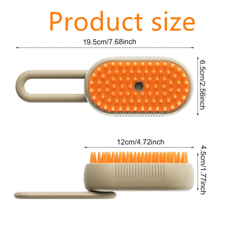 Cat Steam Brush for Shedding New Cat Grooming Brush with Steam, Rechargeable Steam Pet Brush for Dogs and Cat,Anti-Static Steam Pet Brush,Massage, Cleaning, Shedding & Combing All in One