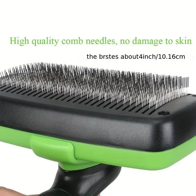 Pet Grooming Tool Self Cleaning Shedding Comb Pet Hair Removal Brush