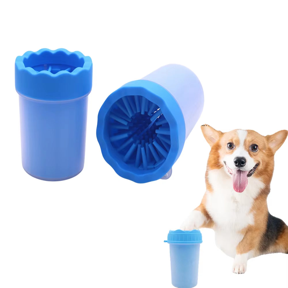 Portable Paw Cleaner Cup - 3-Size Silicone Pet Foot Washer for Dogs & Cats, Summer Outdoor Mud Remover
