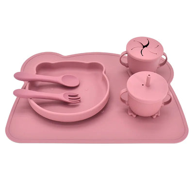 Food Grade Coverage Table Mat Children'S Tableware Pad Silicone Placemat Baby Silicone Feeding Baby Mat Feeding Baby Stuff