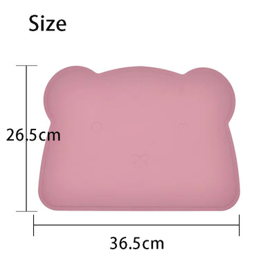 Food Grade Coverage Table Mat Children'S Tableware Pad Silicone Placemat Baby Silicone Feeding Baby Mat Feeding Baby Stuff