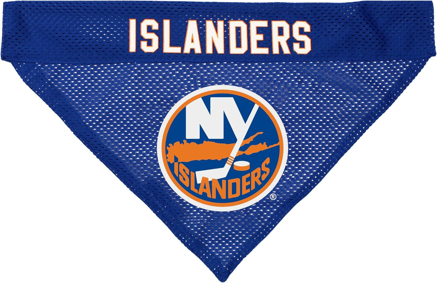NHL NEW YORK ISLANDERS BANDANA for DOGS & CATS, Small/Medium. - Cute & Stylish Bandana! the Perfect HOCKEY FAN Scarf Bandana, Great for Birthdays or Any Party!